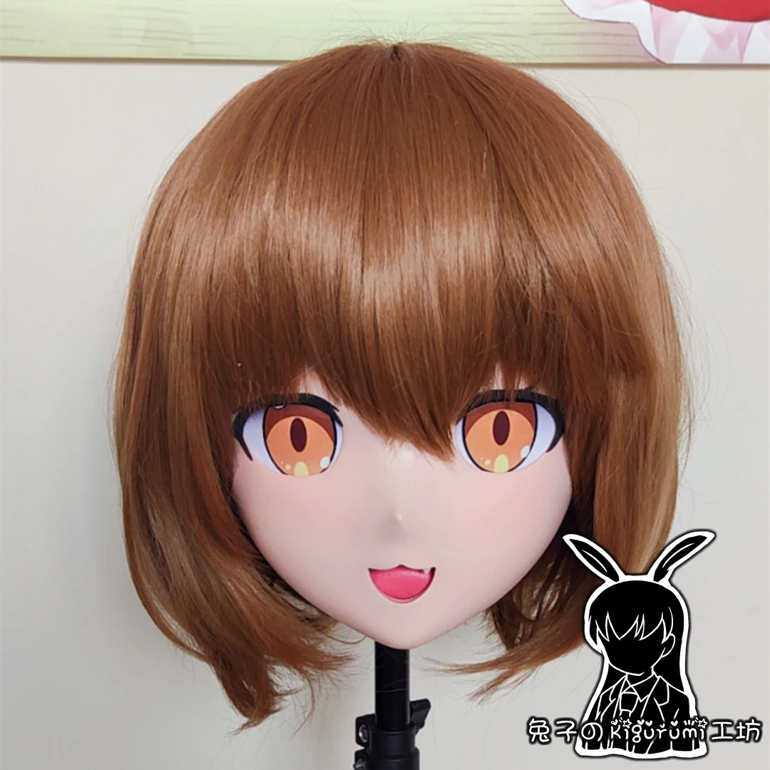 

(KMY036)Customize Character Female/Girl Resin Kig Full/Half Head With Lock Anime Cosplay Japanese Animego Kigurumi Mask