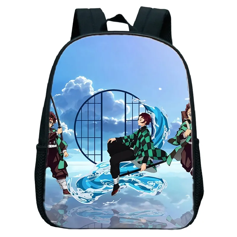 Рюкзак для девочек и мальчиков, школьный ранец с аниме рассекающим демонов, сумка для учеников танджиру камадо, рюкзак