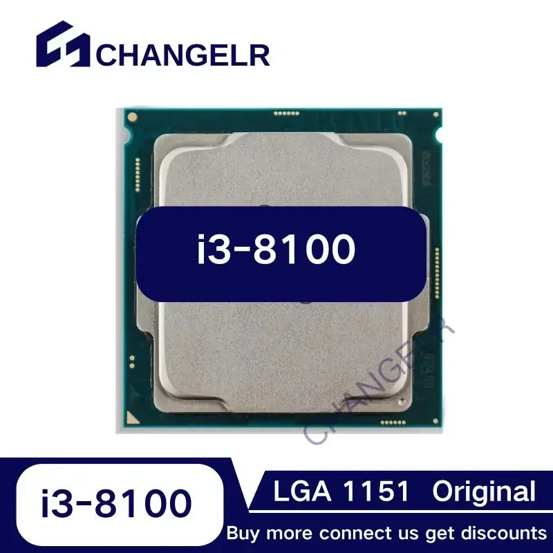 Микросхема i3-8100 SR3N5 4 ядра потока LGA1151 i3 8100 14 нм 2 8-3 6 ГГц Мб L3