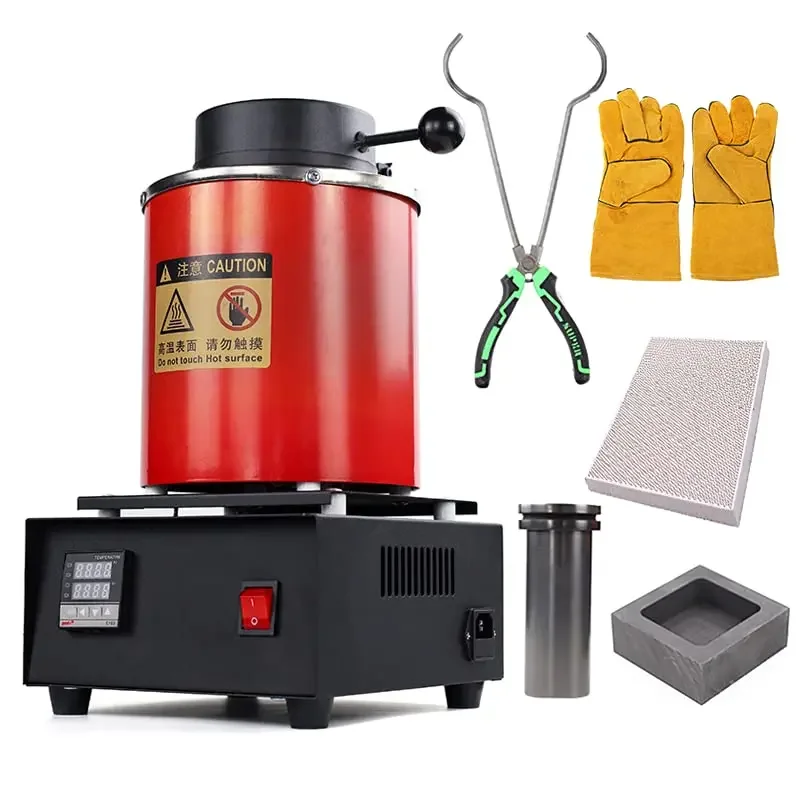 3 кг золота плавильная печь 1400 Вт цифровая используется для плавления брухта