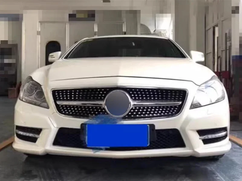 Фото Для Mercedes-Benz W218 CLS Class CLS300 CLS320 CLS400 CLS350 CLS500 2011 2012 2013 2014 Решетка переднего бампера в ромбовидном стиле №3
