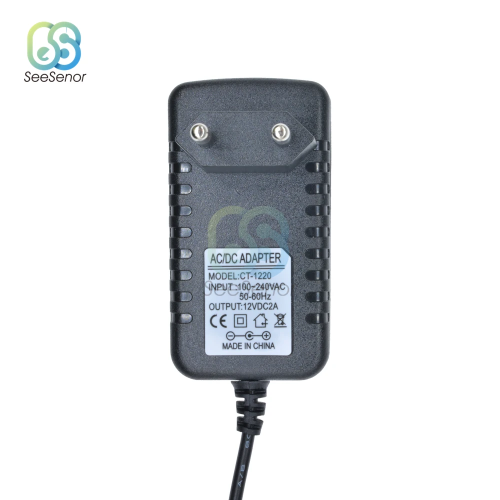 Универсальный адаптер питания 100-240 В переменного тока в 12 2 а постоянного