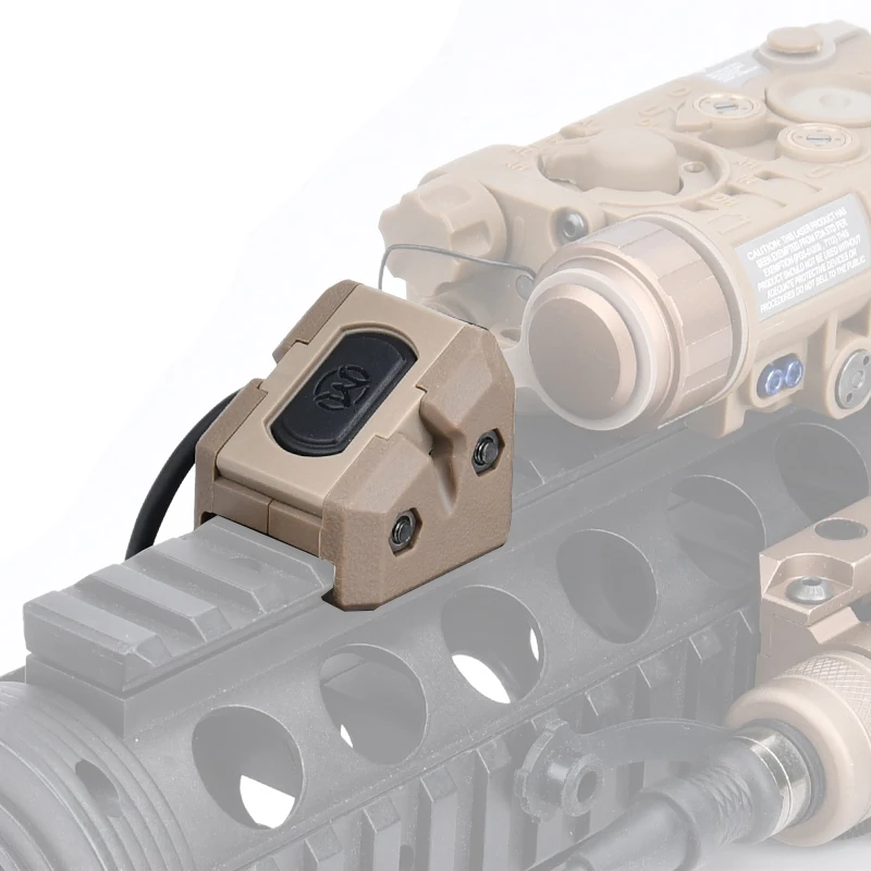 Водонепроницаемый кнопочный переключатель тактический охотничий фонарик 2 5 мм