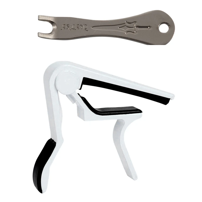 

Acoustic Guitar Ukulele String Bridge Pin Puller Pulling Remover Tool With Universal Capo Guitar Accessories