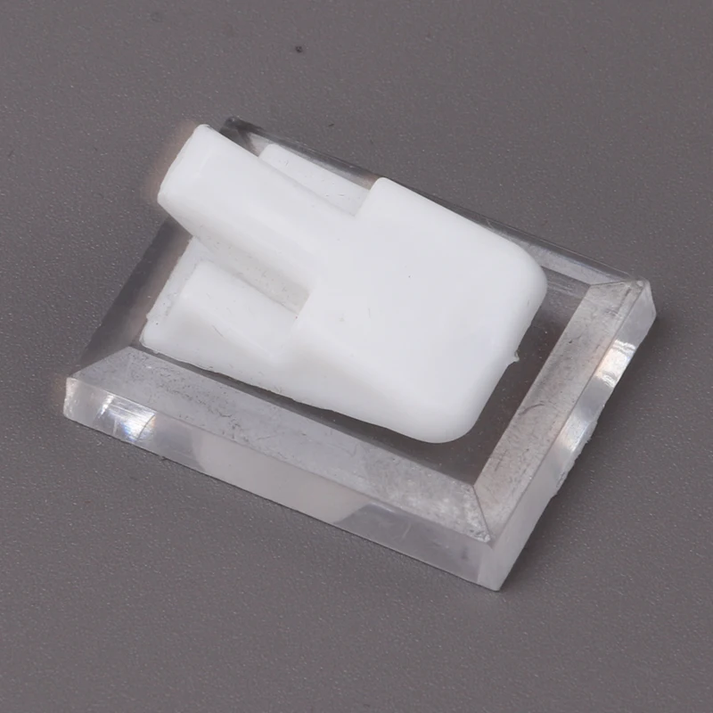 High Qualit Plastic With Acrylic Crystal Ring Display Clip Stand Mini Square Jewelry Display Storage Wholesale