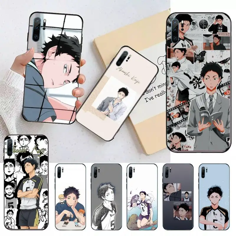 

Akaashi Keiji Haikyuu anime Phone Case For Huawei honor Mate 10 20 30 40 i 9 8 pro x Lite P smart 2019 Y5 2018 nova 5t