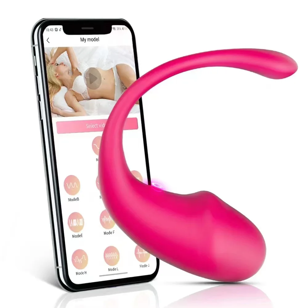 

Sex Toys Wireless Bluetooth APP Remote Control Vibrator for Women Long Distance Vagina Balls Vibrating Jump Egg Massager Wear