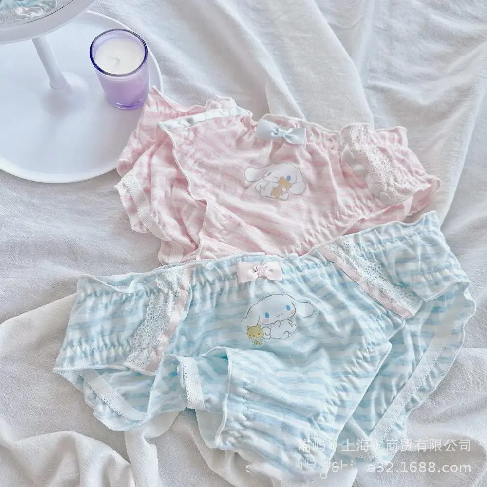 Трусики Sanrioed с героями мультфильмов Cinnamoroll каваи шорты в стиле аниме нижнее белье