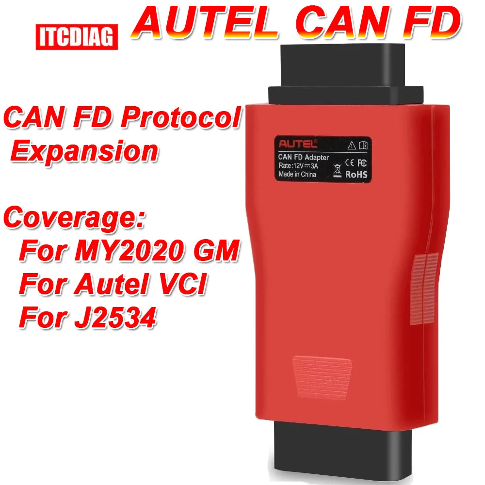 

AUTEL CAN FD Adapter Compatible with MaxiFlash Elite J2534 VCI support CANFD PROTOCOL for Maxiflash Elite J2534 For GM MY2020