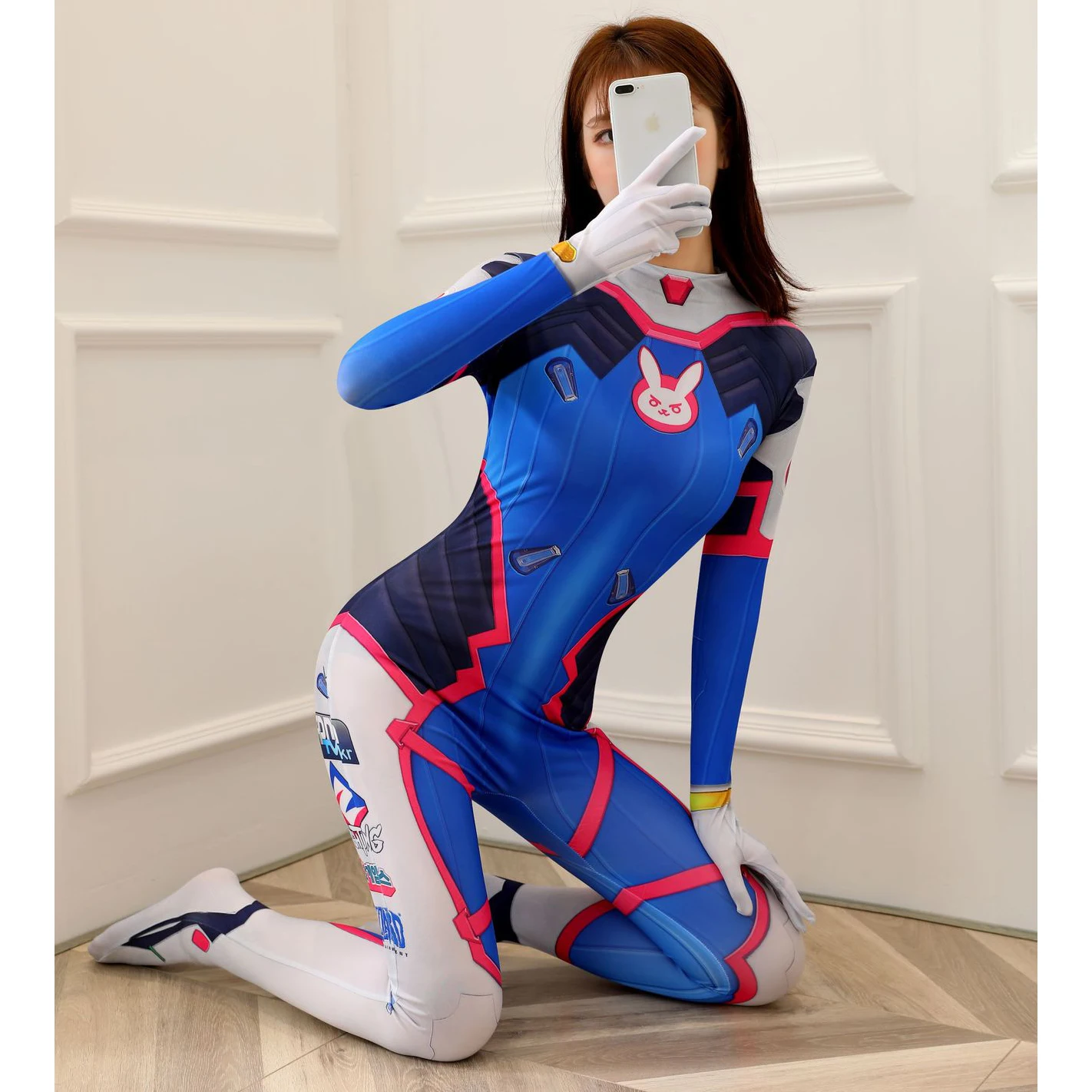 Asuka Langley Soryu Ayanami Rei Zero Two Dva Cosplay Costume Asuka Test Jumpsuit Zentai Suit Anime Bodysuit Women images - 6