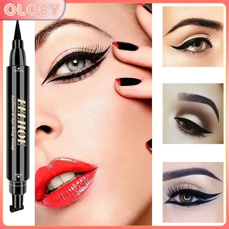 

Double Head Seal Eyeliner Pencil Beauty Eye Cosmetic Waterproof Quick Dry Lasting No Smudging 2 In1 Liquid Eyeliner Makeup TSLM1