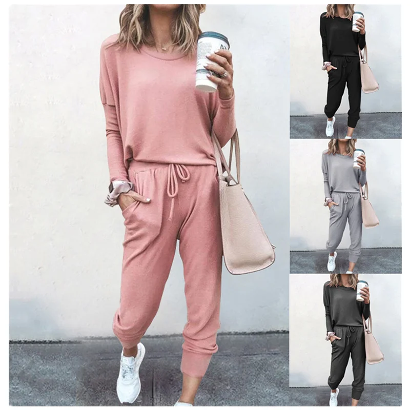 Maternity Womens Clothing Sets Long Sleeve Loose Sweatshirt Set Top Plus Trousers Casual Maternity Clothes Set Hot Sale 20222100
