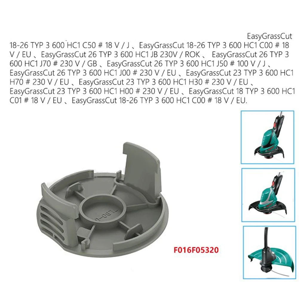 

SPOOL COVER F016F05320 ABS For BOSCH EASYGRASS CUT 18-230 18-26 18-260 23 26 PART Lawn Mower Power Accessories