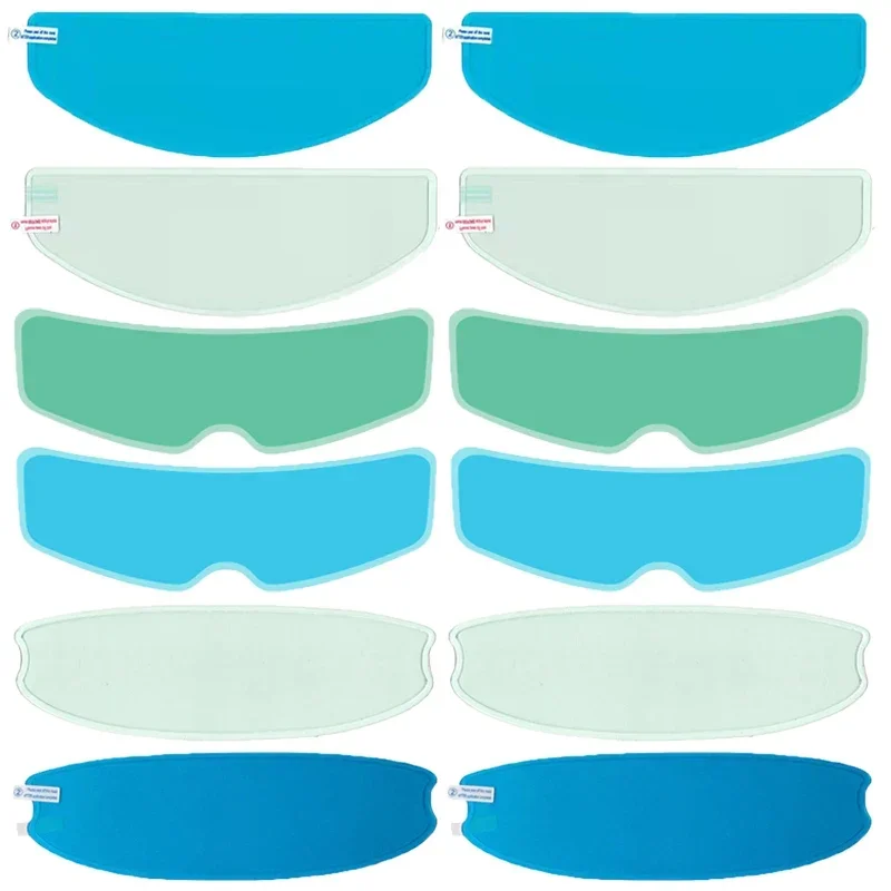 1/2 шт. непромокаемая пленка для шлема линз мотоциклетного противотуманная