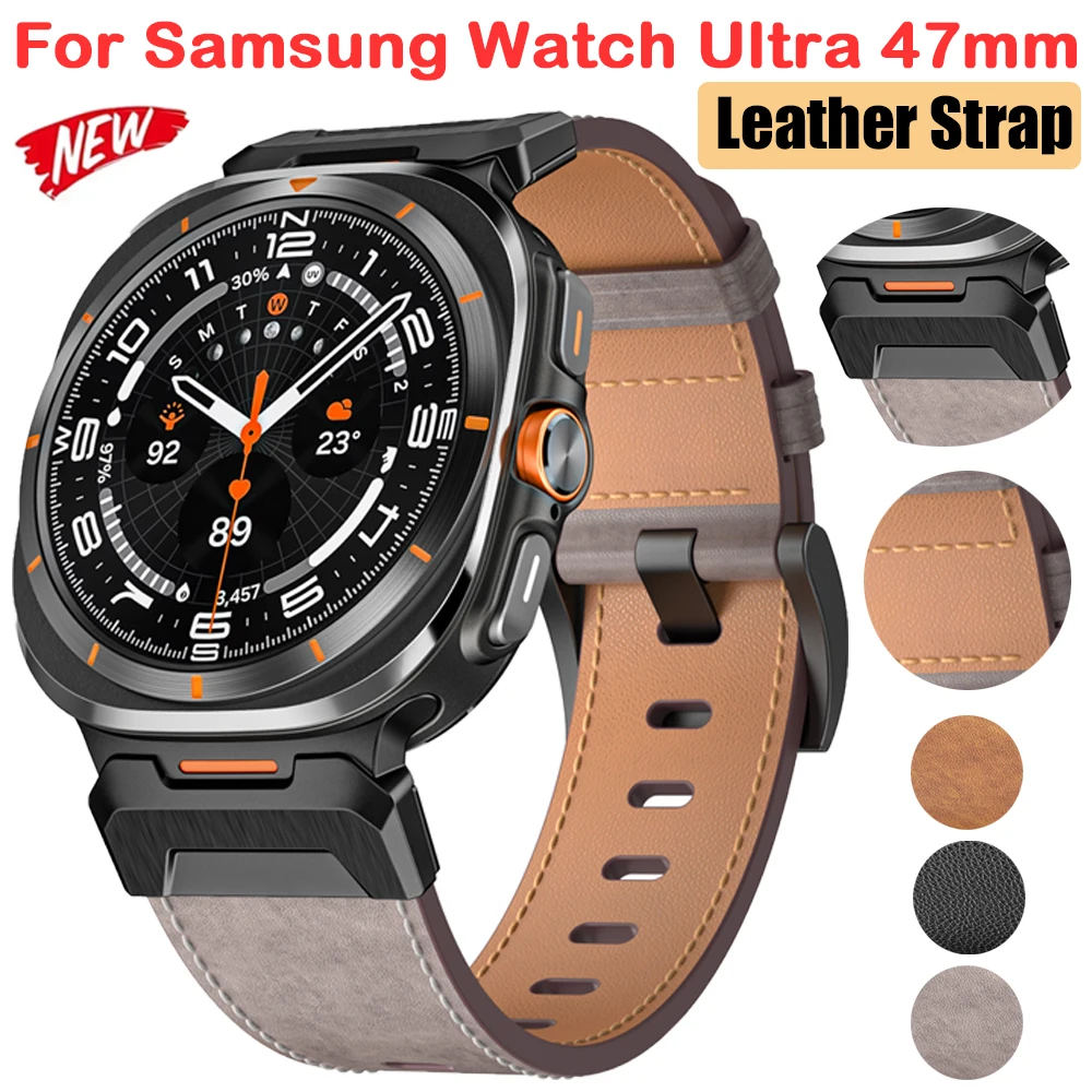 Силиконовый ремешок для снятия спорта Samsung Galaxy Watch Ultra 47 мм кожаный браслет с