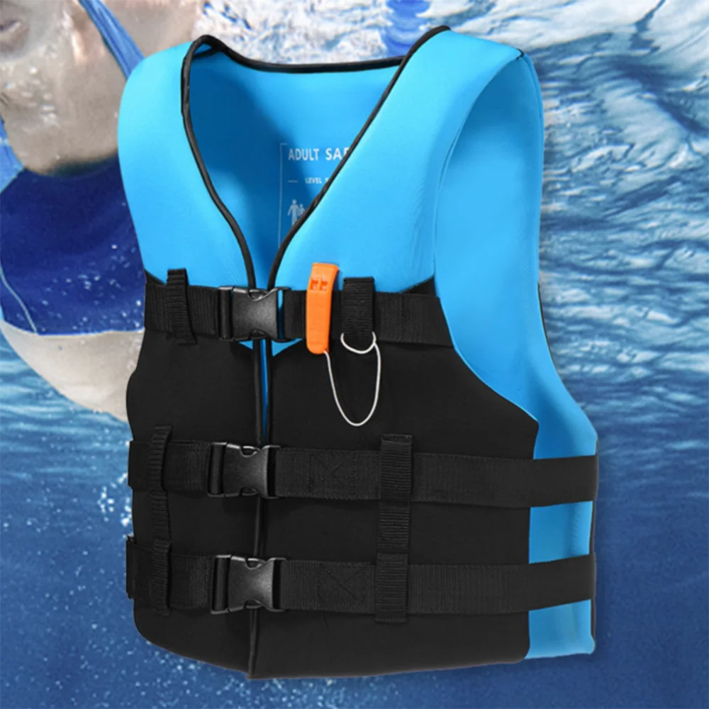 

Professional Adult Life Jacket Neoprene Swimming Buoyancy Vest Surfing Water Sports Kayak Fishing Swimming Life Jacket 2022
