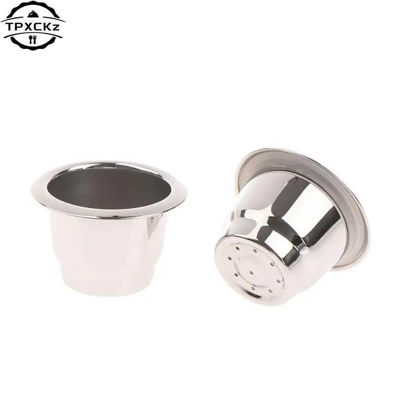 1pc Refillable Stainless Steel Espresso Coffee Maker Capsule