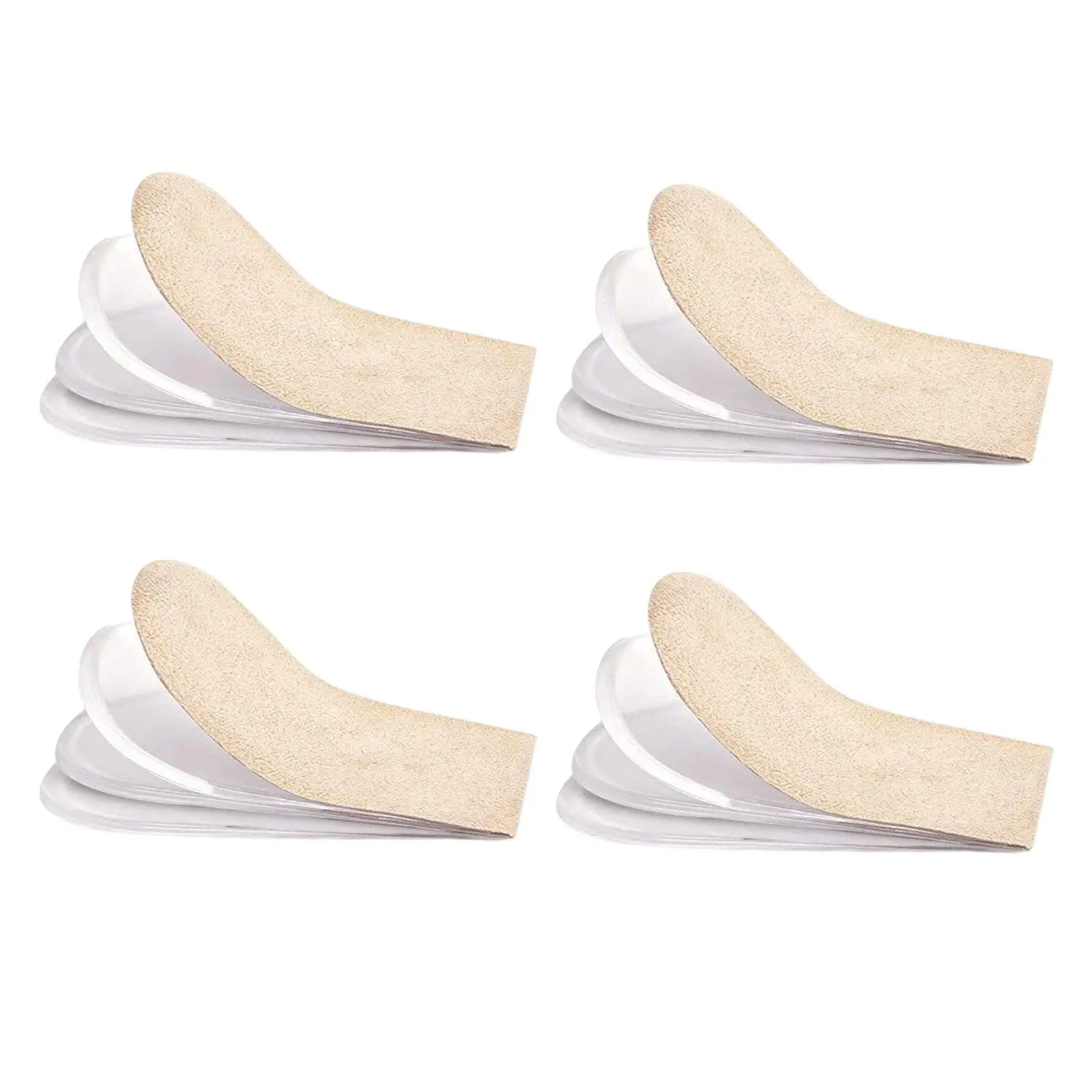

Height Increase Insoles 4 Layers Stackable Heel Lift Inserts for Sandals Leg Length Discrepancies