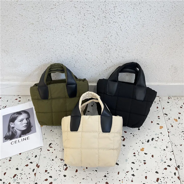 

Casual Nylon Shoulder Bag Designer New Down Cotton Women Handbag Luxury Fashion Crossbody Bag 2022 hit Winter Clutch Purses