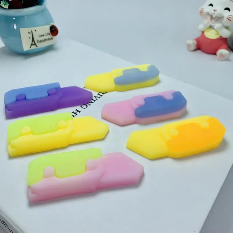 

Мягкая светящаяся выжималка, красочные гравитационные ножи в виде моркови, сжимаемая игрушка, светящаяся в темноте для взрослых, Подростковая ежедневная игрушка для снятия стресса