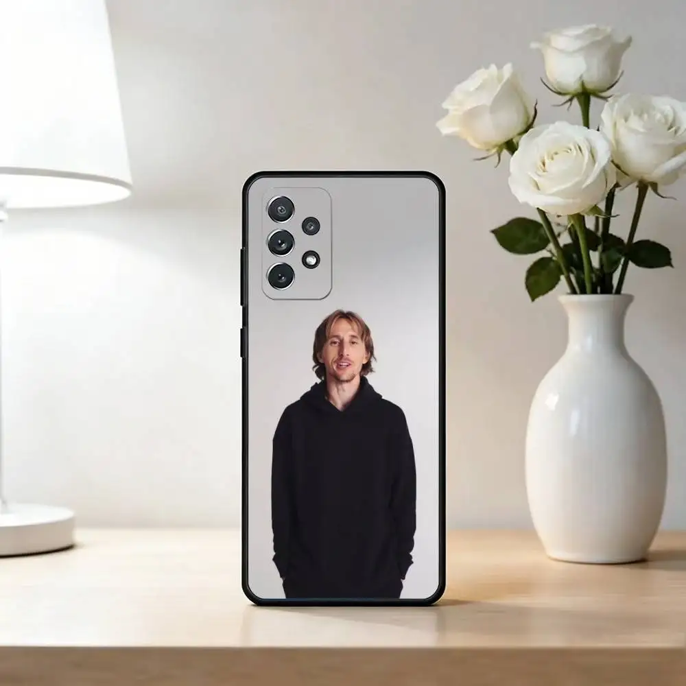 Фото Чехол для телефона F-Football P-Player Luka-A Modric для Samsung S25, S24, S21, S22, S23, S30, Ultra, S20, Plus, FE, мягкий силиконовый черный чехол №4