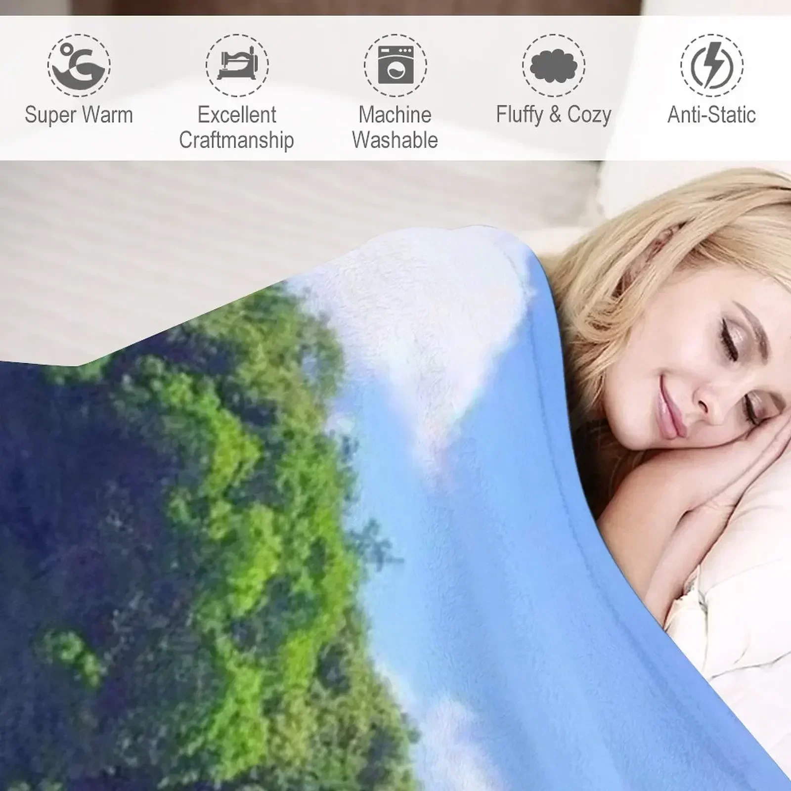 Новое одеяло Cal Somaliland Island тяжелое для сна модные одеяла диванов