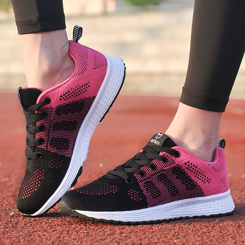 New Hot Style Women's Sneakers Lightweight Womens Running Shoes Air Mesh Breathable Platform Women Sneakers Chaussure Femme