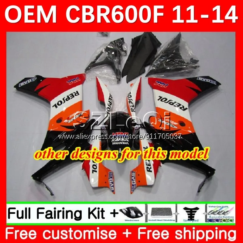 Инжекция синего и белого цвета для HONDA CBR 600 F 600F C CBR600F4i CBR600 F4i 11 12 13 14 CBR600F 2011 2012 2013 2014