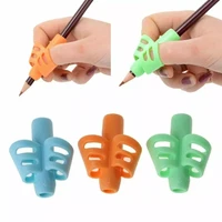 3pcs writing correction device pen holder silicone child learning writing corrector tool student stationery teaching equipment