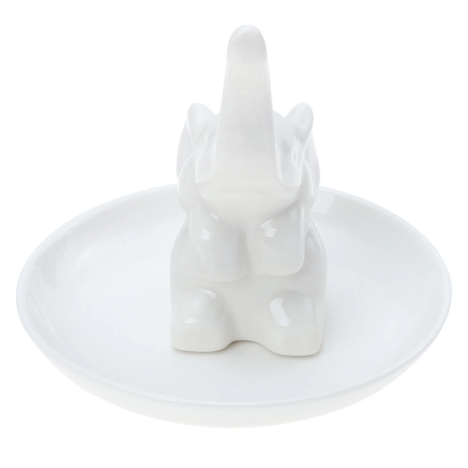 

1pc Elegant Dressing Table Ceramic Plate Display Tray Jewelry Plate Jewelry Dish