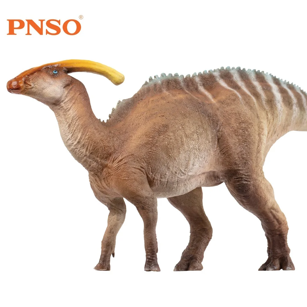 

PNSO Parasaurus Parasaurolophus Dinosaurs Toy Prehistoric Animal Model Dino Classic Toys For Boys Children With retail box