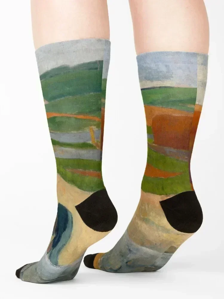 Морские водоросли Gatherer - Le ramasseur de goémon от Paul Sérusier Носки с подогревом дизайнерские