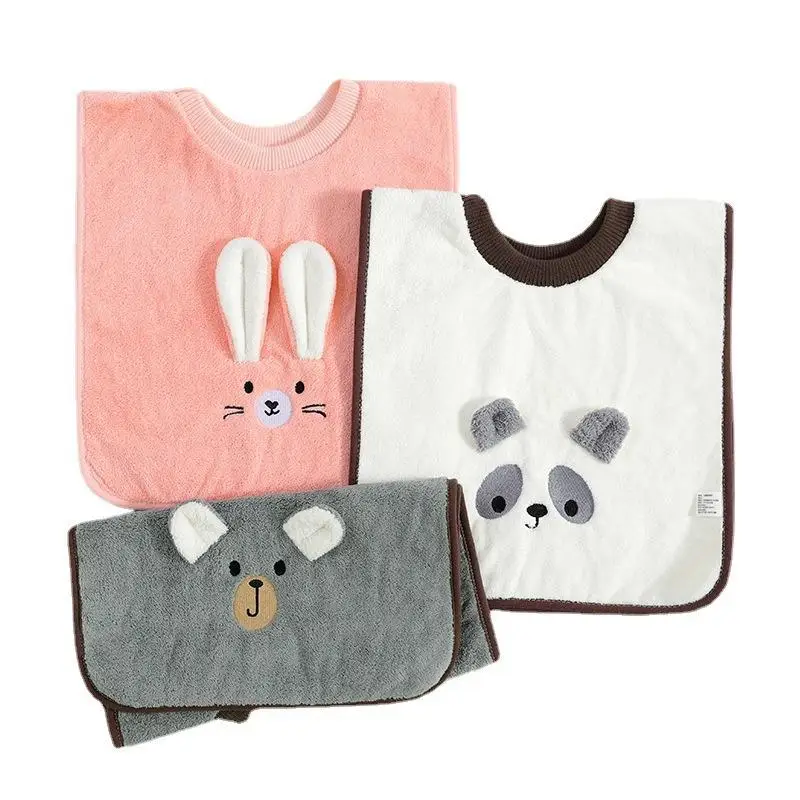 

Рукоделие для кормления ребенка, вышитая ткань из полиэстера и хлопка для детского сада, водонепроницаемая грязеотталкивающая нагрудник д...