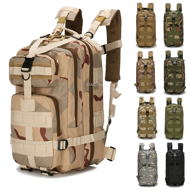 

Outdoor Hunting Backpack Military Tactical Paintball Waterproof Oxford 3P Bags Camping Hiking Trekking Rucksack Travel Bag