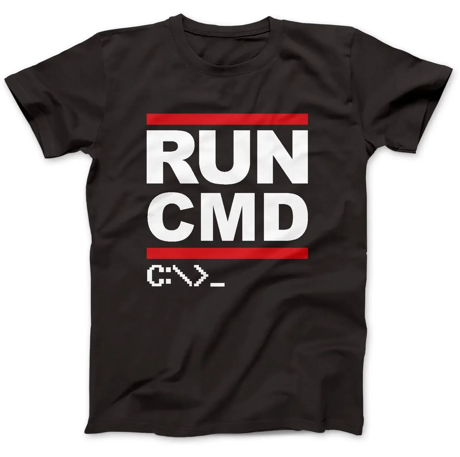 Geek Nerd Забавный подарок Runer CMD Футболка с компьютерным программистом 100% хлопок