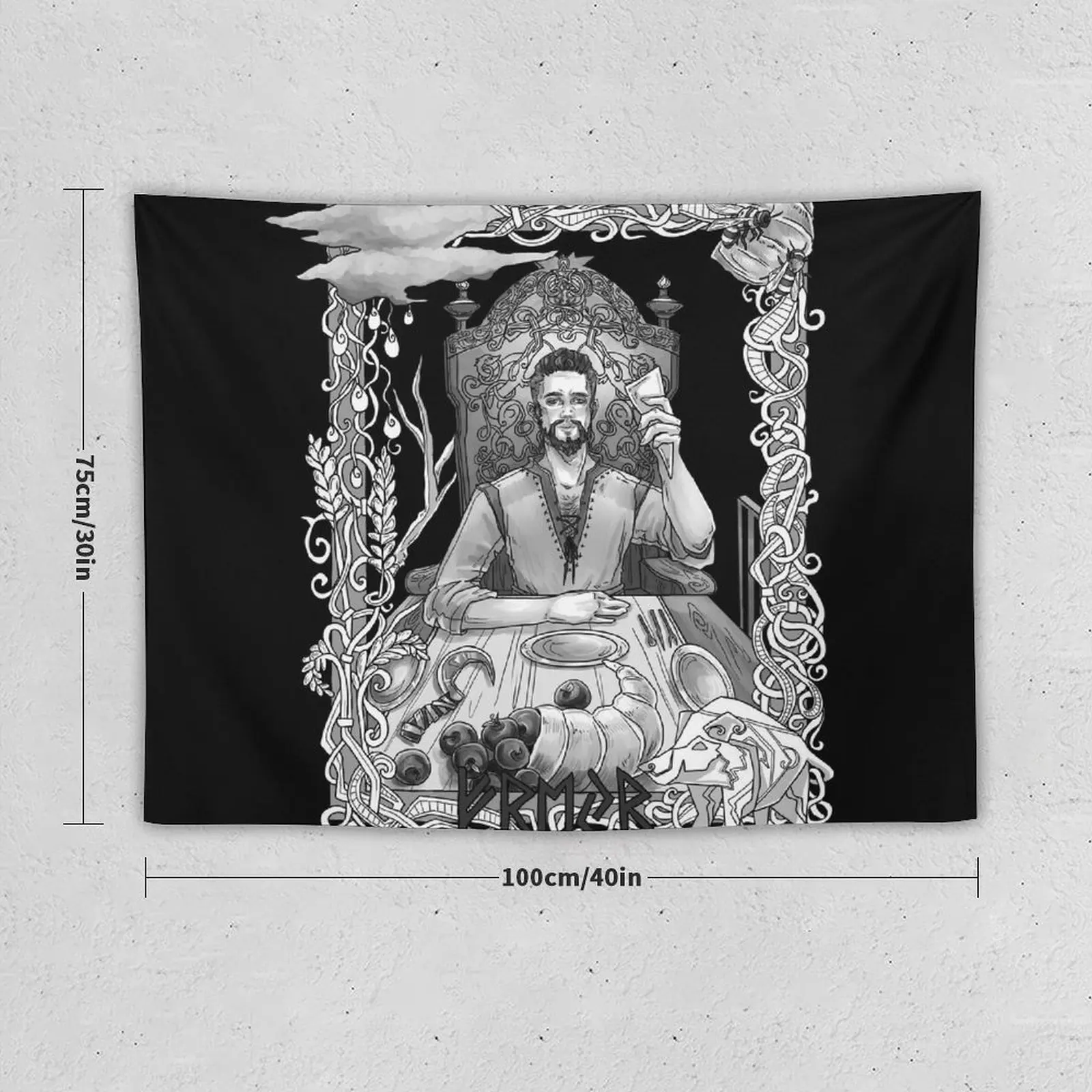 Фрир Бог урожая и Господь Львов Гобелен Эстетическое украшение Домашнее