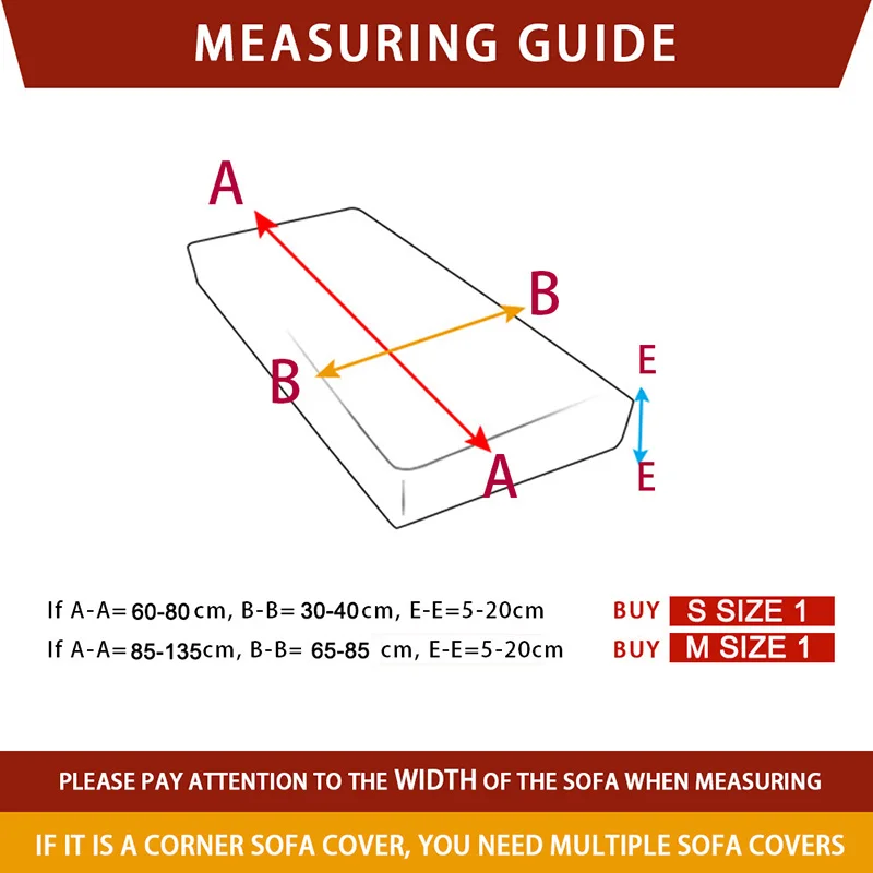 Жаккардовый чехол для диванной подушки Толстый эластичный гостиной кресла