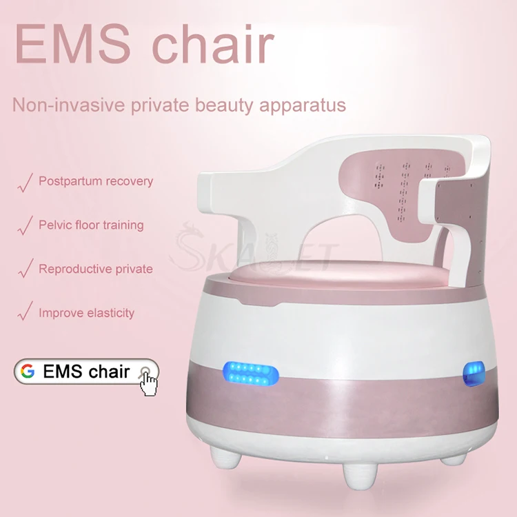 

Pelvic Floor Muscle Training Vaginal Tightening HIEMT Chair EMS Muscle Stimulator Female Pelvic Floor Chair EMSlim Machine