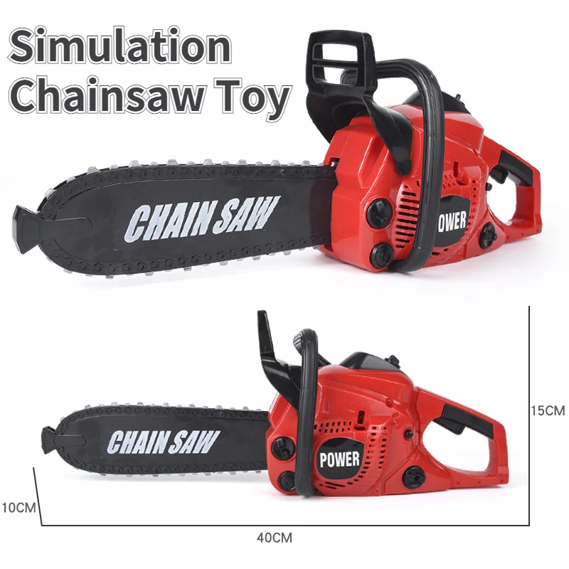 

Boys Simulation Power Chainsaws Electric Repair Tool Toys with Realistic Sound Pretend Play Repair Toy Gift for Kids Boy