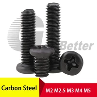 m2 m2 5 m3 m4 m5 zinc plated phillips pan round head screws carbon steel cross machine screw length 3 30mm