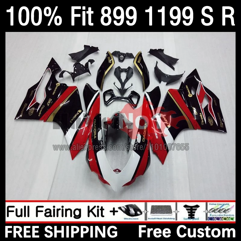 

OEM Injection For DUCATI 899 1199 S R Panigale 12 13 15 16 50No.20 899S 1199R 1199S 2012 2013 2014 2015 2016 Fairing Factor blk