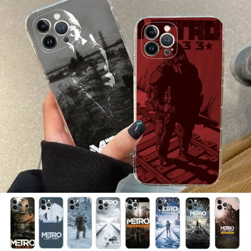 

The Metro 2033 Phone Case For iPhone 14 11 12 13 Mini Pro XS Max Cover 6 7 8 Plus X XR SE 2020 Funda Shell
