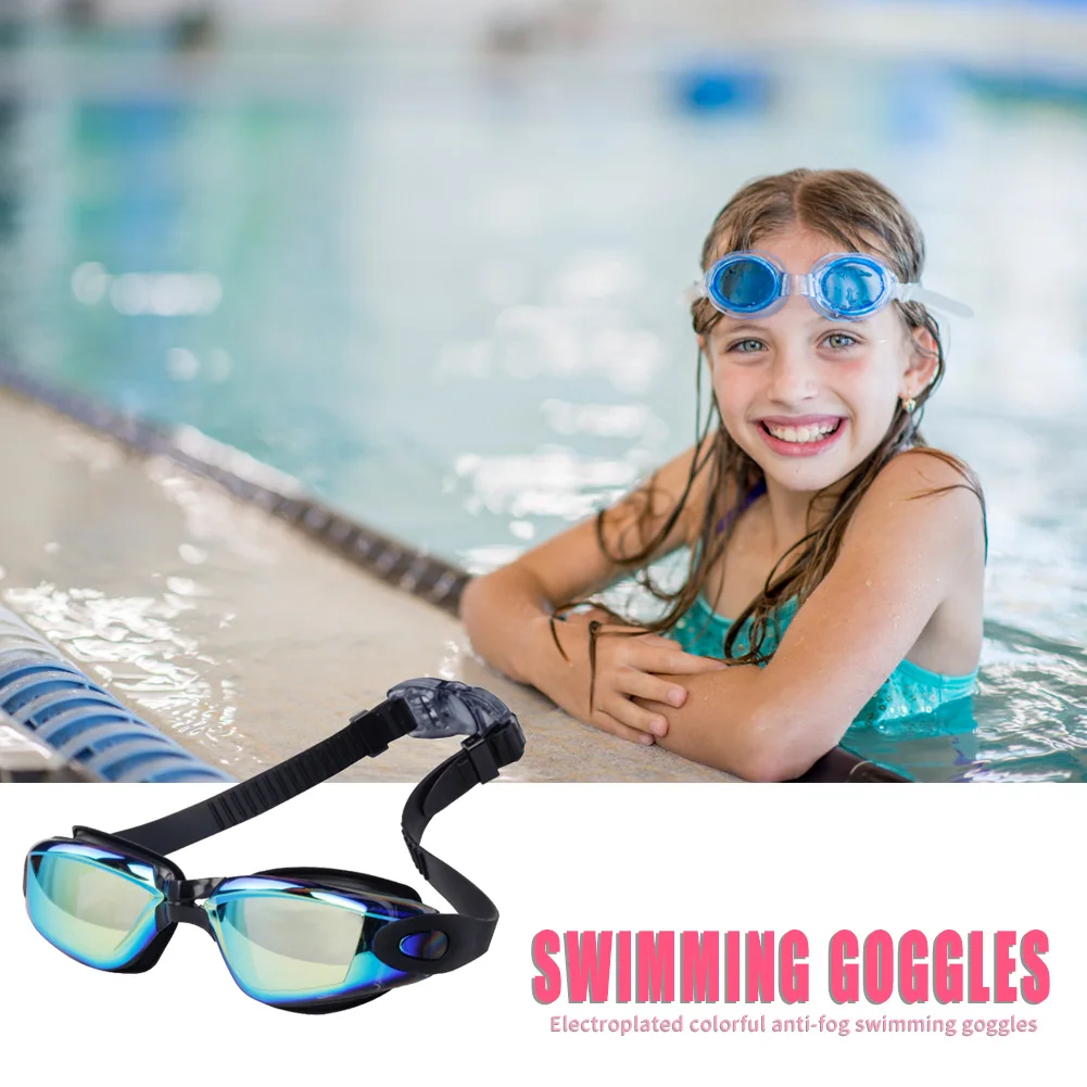 

UV Protect Anti-fogging Swimming Goggles Electroplating Lens High Definition Waterproof Colorful Goggles Swim Eyewear
