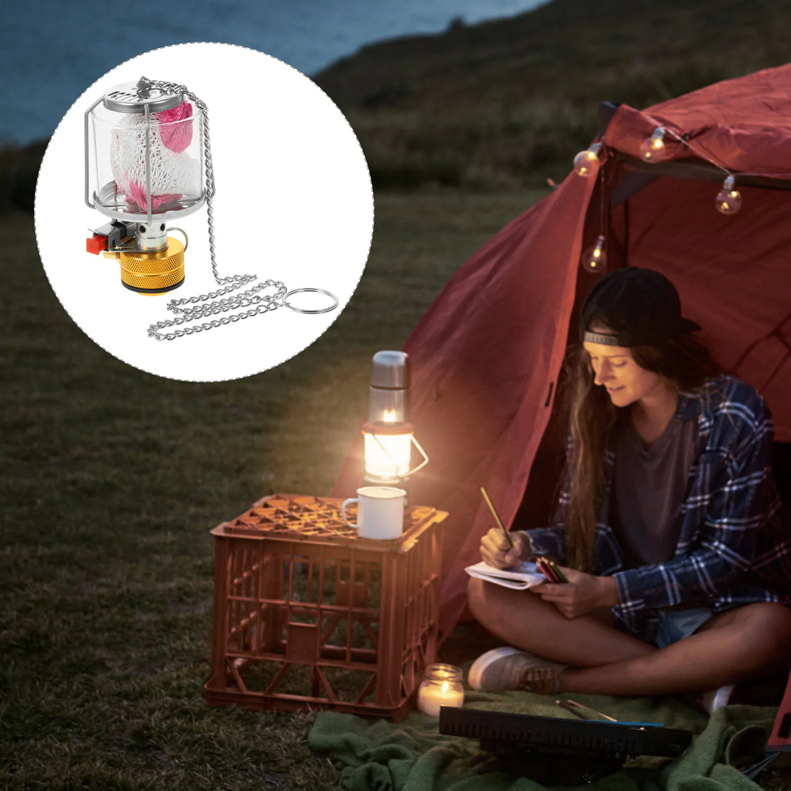 

Propane Lamp Camping Light Gas Lamp Portable Gas Lamp for Camping Outdoor