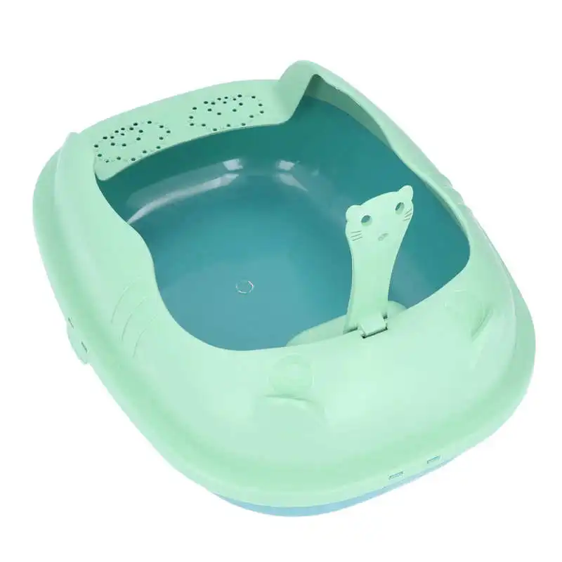 

Cat Litter Box Prevent Semi Enclosed Litter Box Sturdy for Cats for Small Pets for Dogs