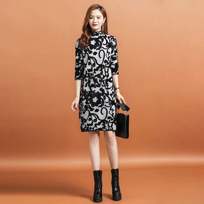 Осенне-зимние кашемировые плотные теплые пуловеры из норки женские корейские