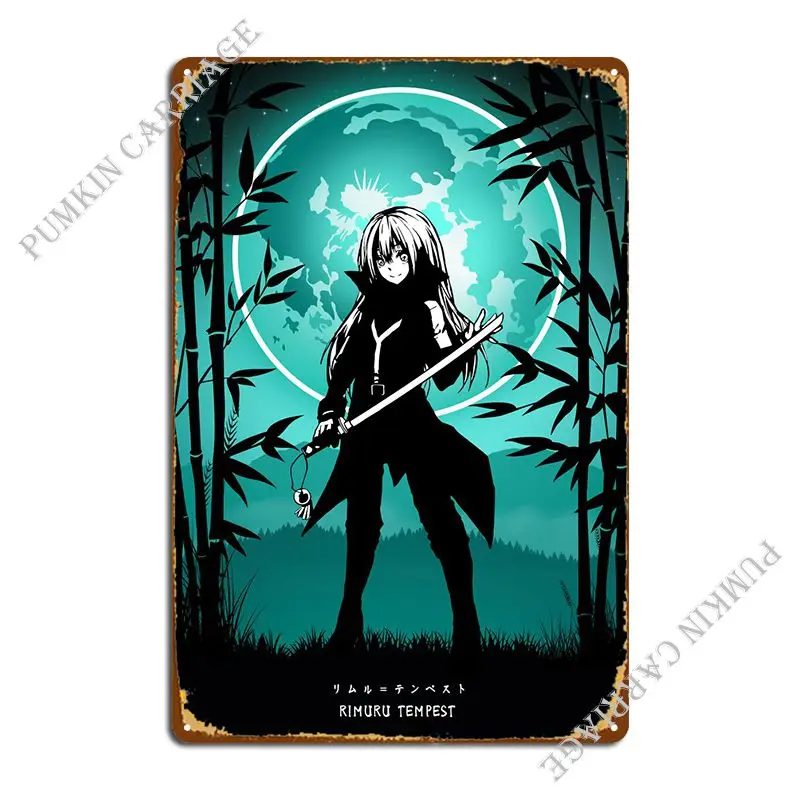 

Rimuru Tempest металлический знак для кухни гаража кинотеатра оловянный плакат