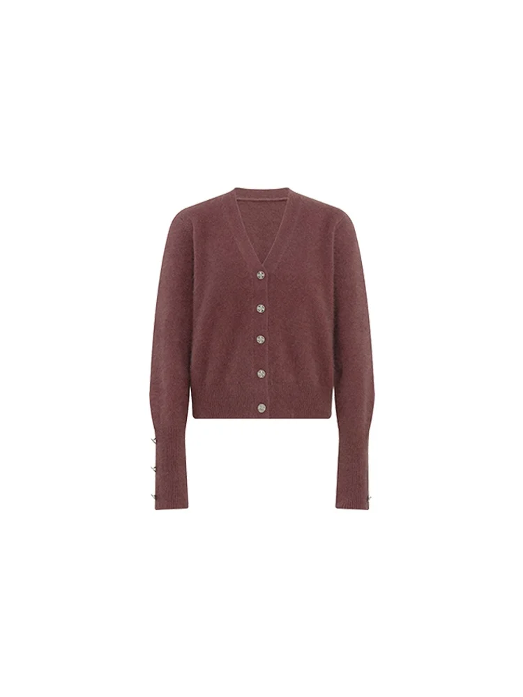 Meiyang [Распродажа сбор утечек] Вязаный кардиган Wumei бархатный смешанный свитер с