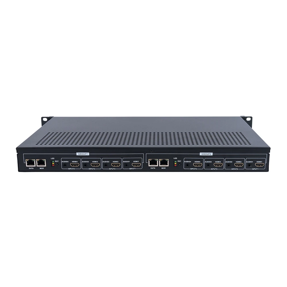 

HWCODEC 1U H264 H.265 8 Channels HDMI Encoder 1080P Output Video Encoder Compatible With ONVIF SRT RTSP RTMP RTMPS HTTP HLS