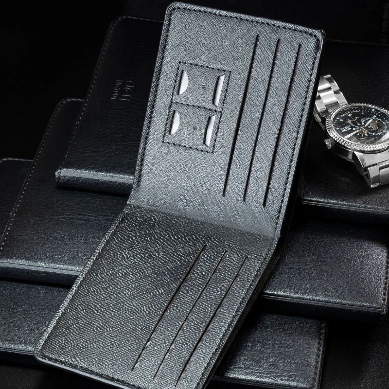 

2022 Men's Wallet Short Business Soft Clip Card Holder High Capacity Purses Multipurpose Wear-resistant Durable